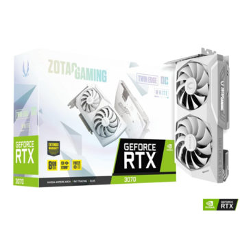 Zotac Gaming GeForce RTX 3070 Twin Edge OC White Edition 8GB GDDR6 Graphics Card